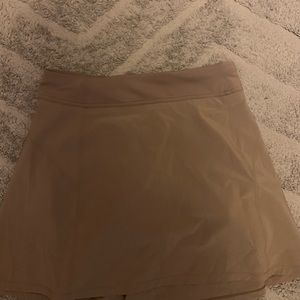 Womens Athletic Khaki Skirt